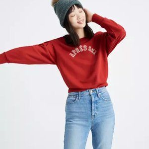 Madewell Après-Ski Pleat-Sleeve Sweatshirt